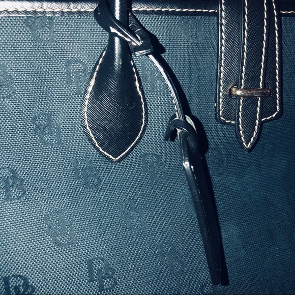 Dooney & Bourke Navy & Black Cindy Tote - Picture 4 of 8